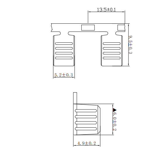 DJ454 Medium Voltage Terminal Block Automotive Connectors Terminals Pins