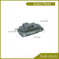 6158-1613  6158-9616 6158-8610 16 PIN  Automotive Connector Housing Rubber Box Connectors, Terminals,Automobile Wires andCables