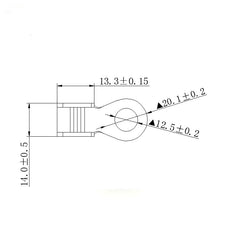 DJ431-12H Hole Terminal Block Automotive Connectors Terminals Pins
