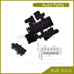 12V Fuse Relay Box Distributor Holder, 15 Relays + 28 Slots, / ATC Fuse Block, Metal Terminals, Universal Compatible BX2281