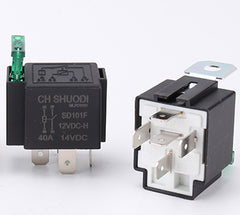 12V 40A 4-pin/5-pin H-type/Z-type Automotive Relay Circuit Breaker with 30A Fuse Block