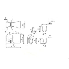 DJ432L-6 200-00630F Hole Terminal Block Automotive Connectors Terminals Pins