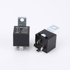 Automotive Small General Purpose Relay 12 V 40A 4PIN H-type Miniature Relay Violet