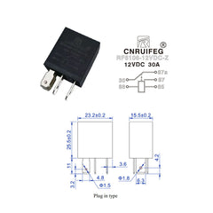 30A Car relay DC12V 5 pins 30A DC12V  auto relay