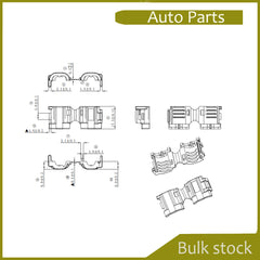 SABC-O2-1A-W Connector Fixing Clip Clip Aircraft Clip Bushing Clip Sheet Metal Clip