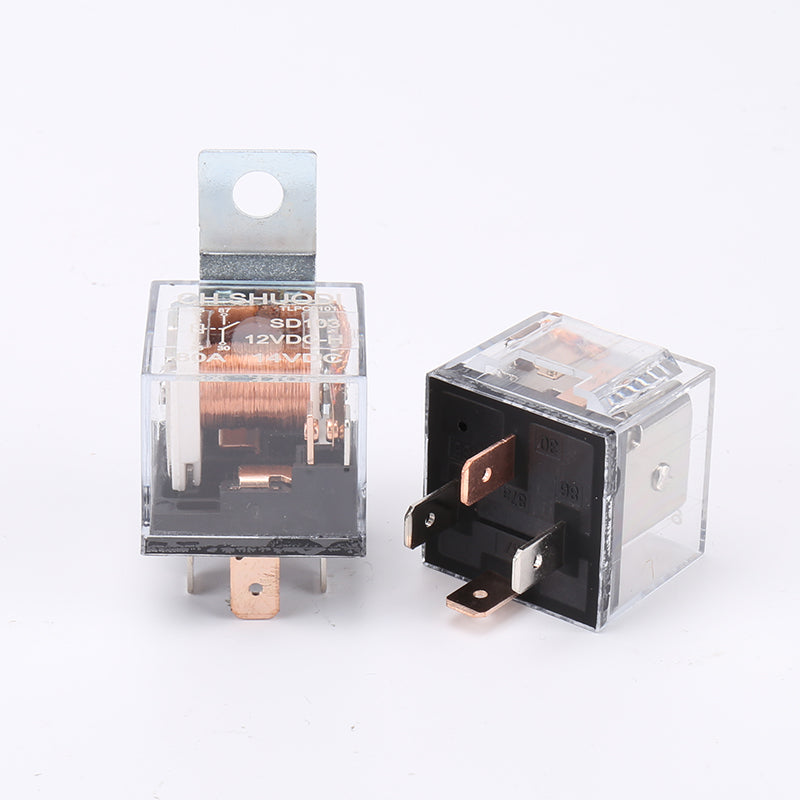 12V 80A 4-pin H-type Transparent Lids Automotive Relay Circuit Breaker