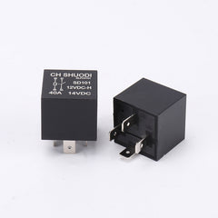 Automotive Small General Purpose Relay 12 V 40A 4PIN H-type Miniature Relay Violet