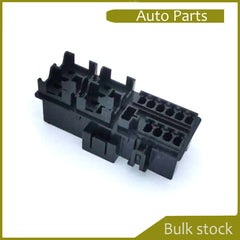 12/24V 399-00355C Central Junction Box 12V Fuse Relay Box Distributor Holder, 4  5Pin Relay + 10 Slots, / ATC Fuse Block, 41 pcs. Metal Terminals, Universal Compatible