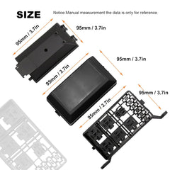 12 Volt Fuse Relay Block With 5Pack 5Pin JD1914  Relays 4pin RTT7121 Relay Slots  6 ATC/ATO Fuse Holders Relay Box With Harness Automotive fuse Block With Pre-Wired  Fuse Box 12V Relay Kit Fuse Block