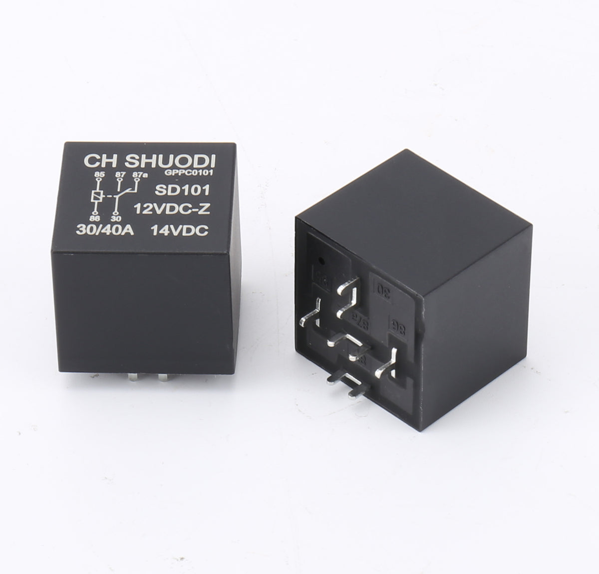 12V 40A 5PIN Z-Type Tip/Flat PCB Type Soldered Circuit Board Automotive Relay